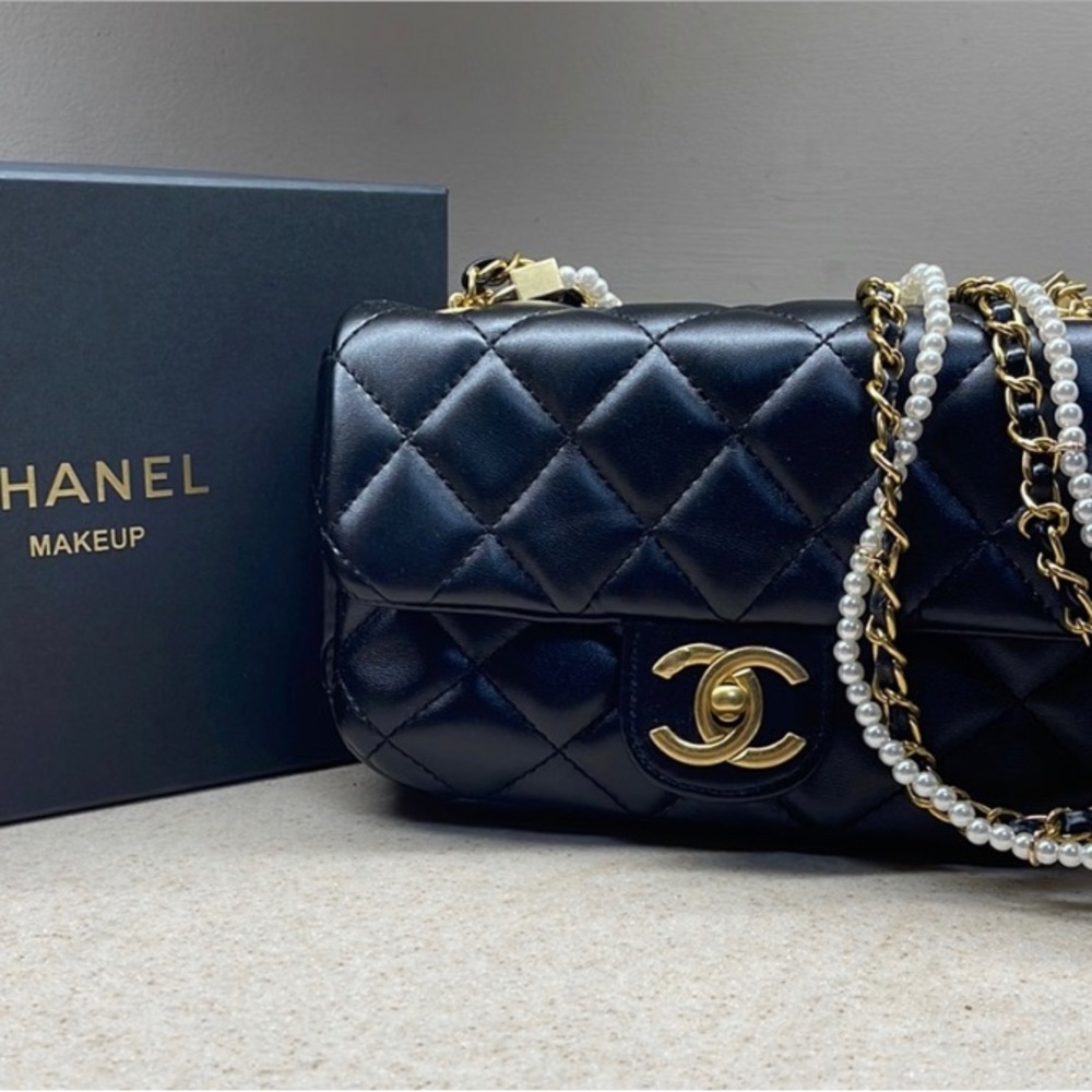 Pearl Strap Cross Body Bag